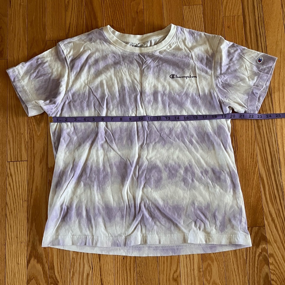 Purple Tie Dye Champion Tee